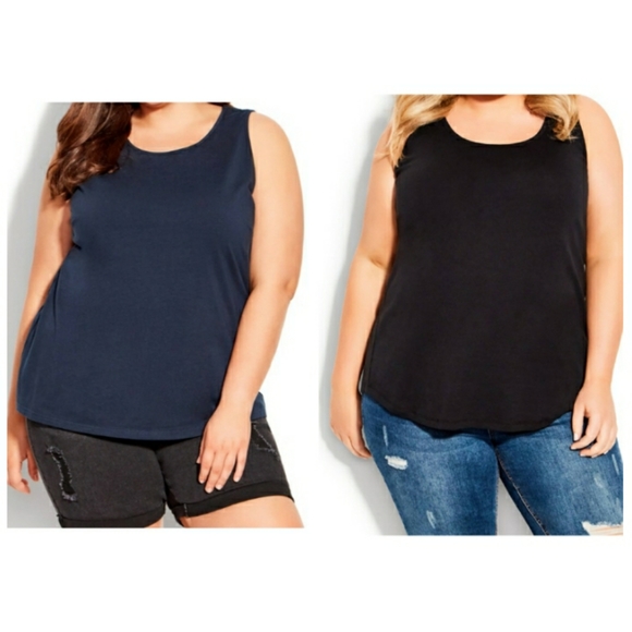 NWT Avenue Copper Red YourTank Tank top Plus Size 26/28 - Picture 4 of 4